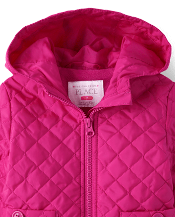 Toddler Girls Quilted Barn Jacket