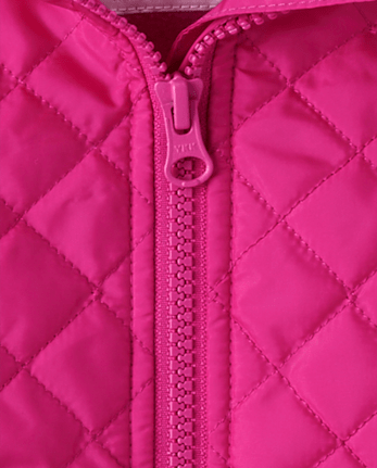 Toddler Girls Quilted Barn Jacket