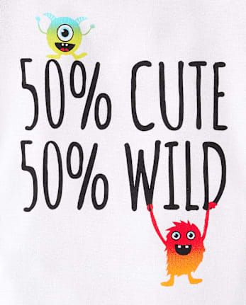 Toddler Boys Monster Snug Fit Cotton Pajamas
