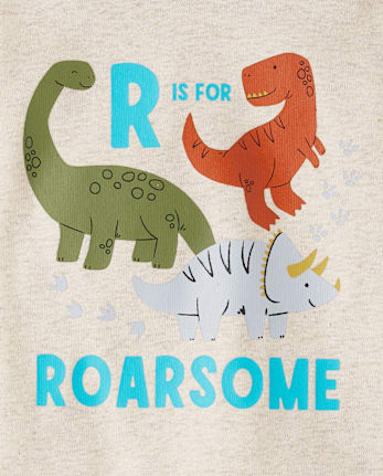 Baby And Toddler Boys Dino Snug Fit Cotton Pajamas