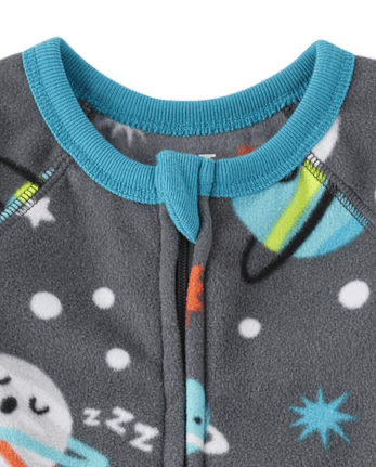 Pyjama une pièce en microfibre polaire pour bébé et tout-petit