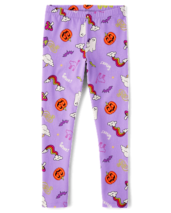 Girls Halloween Leggings