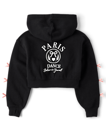 Girls Graphic Premium Fleece Hoodie