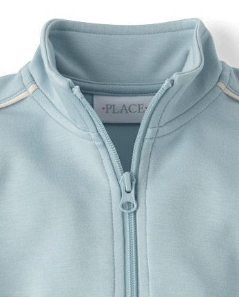 Veste courte zippée Scuba pour fille