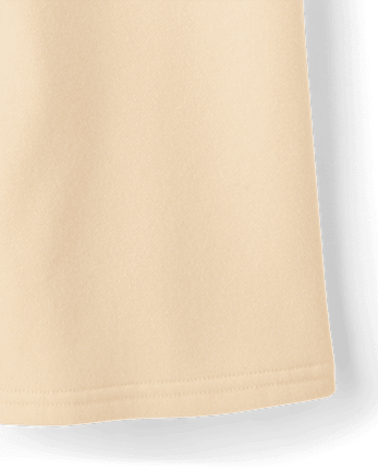 Girls Premium Fleece Wide Leg Cargo Pants