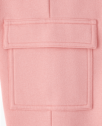 Pantalon cargo large en polaire de qualité supérieure pour fille