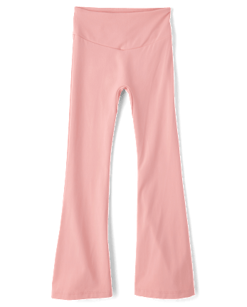 Girls High Rise Flare Leggings
