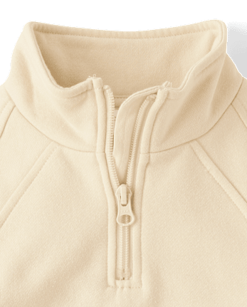 Pull en polaire premium à quart de zip pour fille