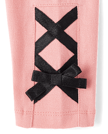 Baby And Toddler Girls Lace Up Leggings