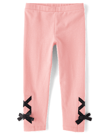 Baby And Toddler Girls Lace Up Leggings