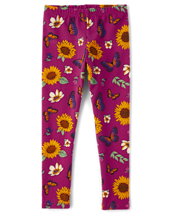 Girls Butterfly Leggings