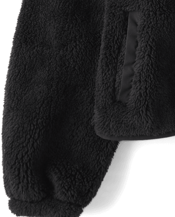 Kids Heavyweight Sherpa Zip Up Jacket