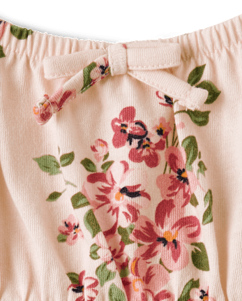 Girls Print Fit And Flare Dress