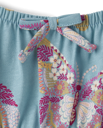 Girls Print Fit And Flare Dress