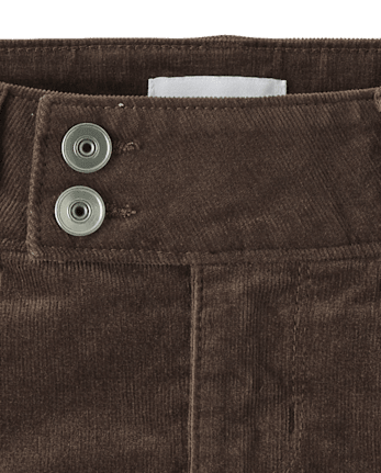 Girls Pleated Corduroy Skort