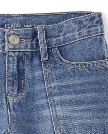 Jean cargo baggy pour fille