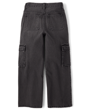 Kids Baggy Cargo Jeans