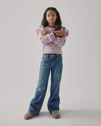Jeans baggy déchirés pour enfants