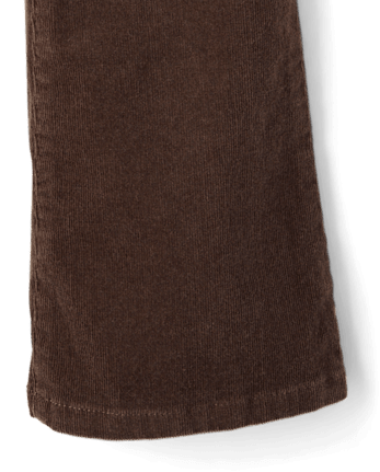 Girls Pintuck Corduroy Flare Pants