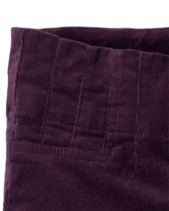 Girls Pintuck Corduroy Flare Pants