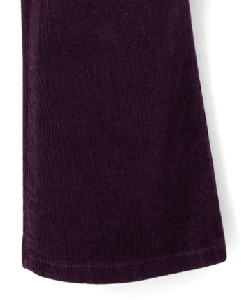Girls Pintuck Corduroy Flare Pants