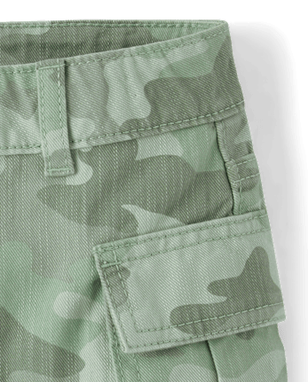 Girls Camo Cargo Skirt