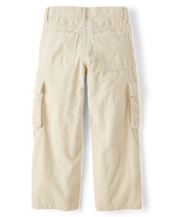 Kids Corduroy Baggy Cargo Pants
