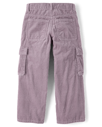 Kids Corduroy Baggy Cargo Pants