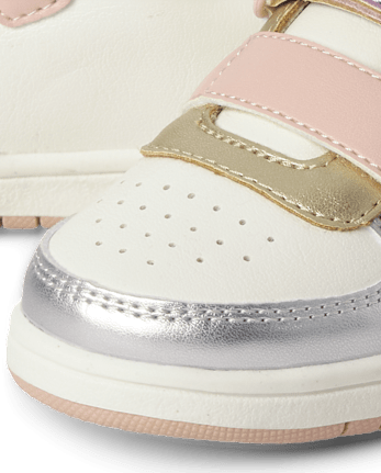 Toddler Girls Shakey Heart Low Top Sneakers