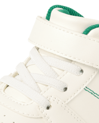 Toddler Contrast Cuff Mid Top Sneakers