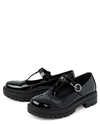 Girls T-Strap Platform Mary Jane Shoes