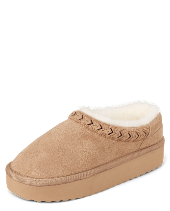 Chaussures à plateforme brodées Teddy Slip Ons pour filles