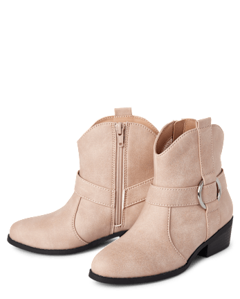 Girls Ankle Cowgirl Boots