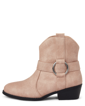 Girls Ankle Cowgirl Boots