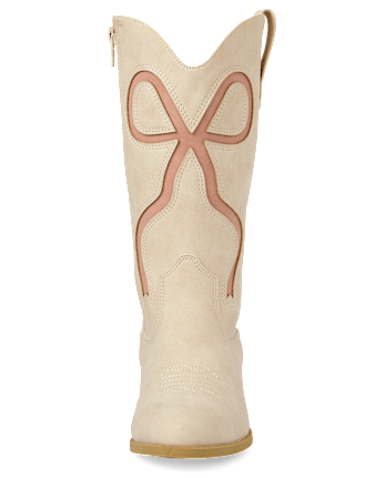 Girls Bow Tall Cowgirl Boots