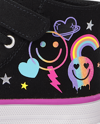 Toddler Girls Doodle High Top Sneakers