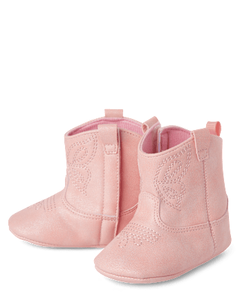 Baby Girls Butterfly Cowgirl Boots