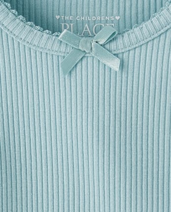 Baby And Toddler Girls Ribbed Baby Tee