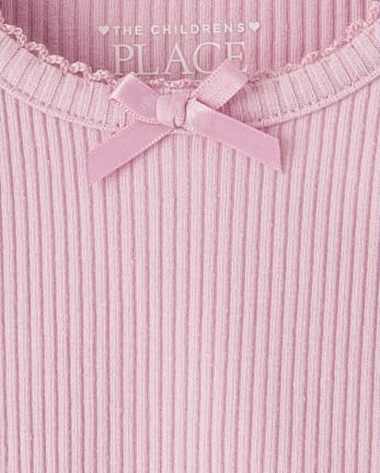 Baby And Toddler Girls Ribbed Baby Tee