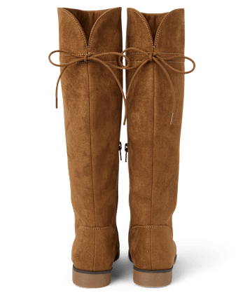 Girls Bow Over The Knee Boots