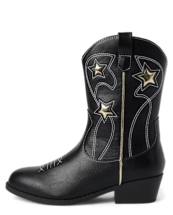 Girls Star Cowgirl Boots