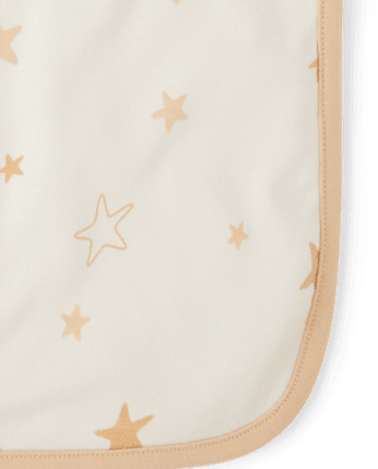 Baby Star Bib And Burp Cloth 6-Piece Set