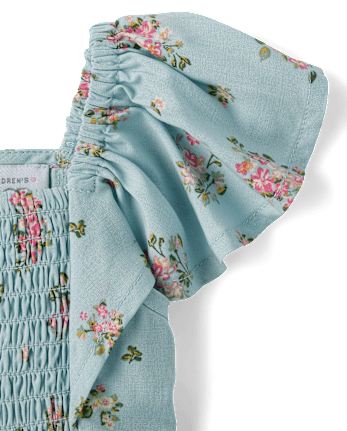 Baby Girls Floral Flutter Dress