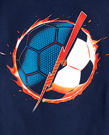 Pyjama de football ajusté en coton pour garçon