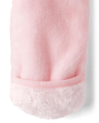 Baby Girls Faux Fur Microfleece Lined Bunting
