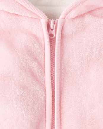 Baby Girls Faux Fur Microfleece Lined Bunting