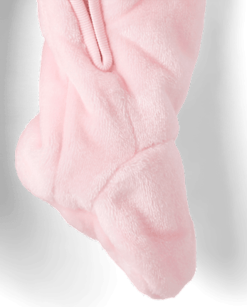 Baby Girls Faux Fur Microfleece Lined Bunting