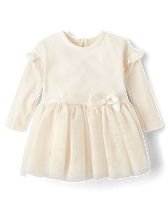 Baby Girls Tutu Bodysuit Dress