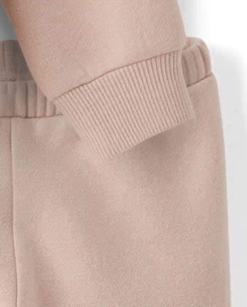 Baby Girls Bear Premium Fleece 2-Piece Playwear Set