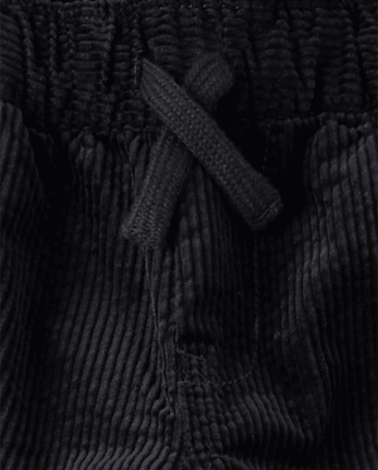 Boys Corduroy Wide Leg Cargo Pants